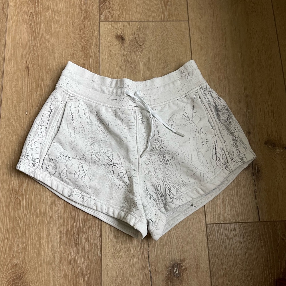 Lululemon Patterned Drawstring Shorts